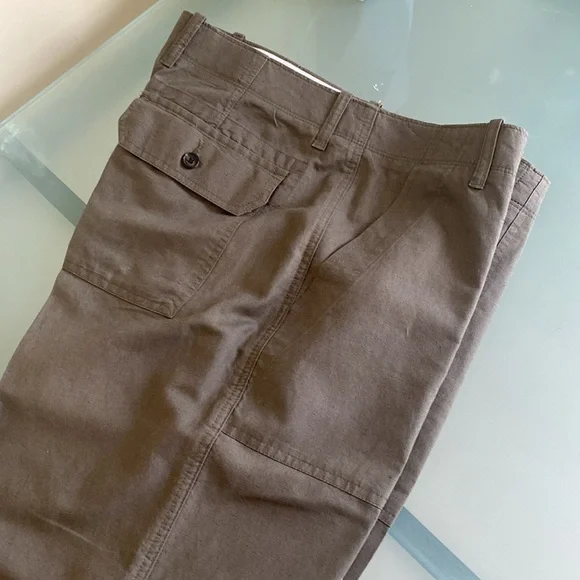 Linen Pants Banana Republic Linen Blend High Waist Straight Leg Pants Size 30/32 - Picture 5 of 12